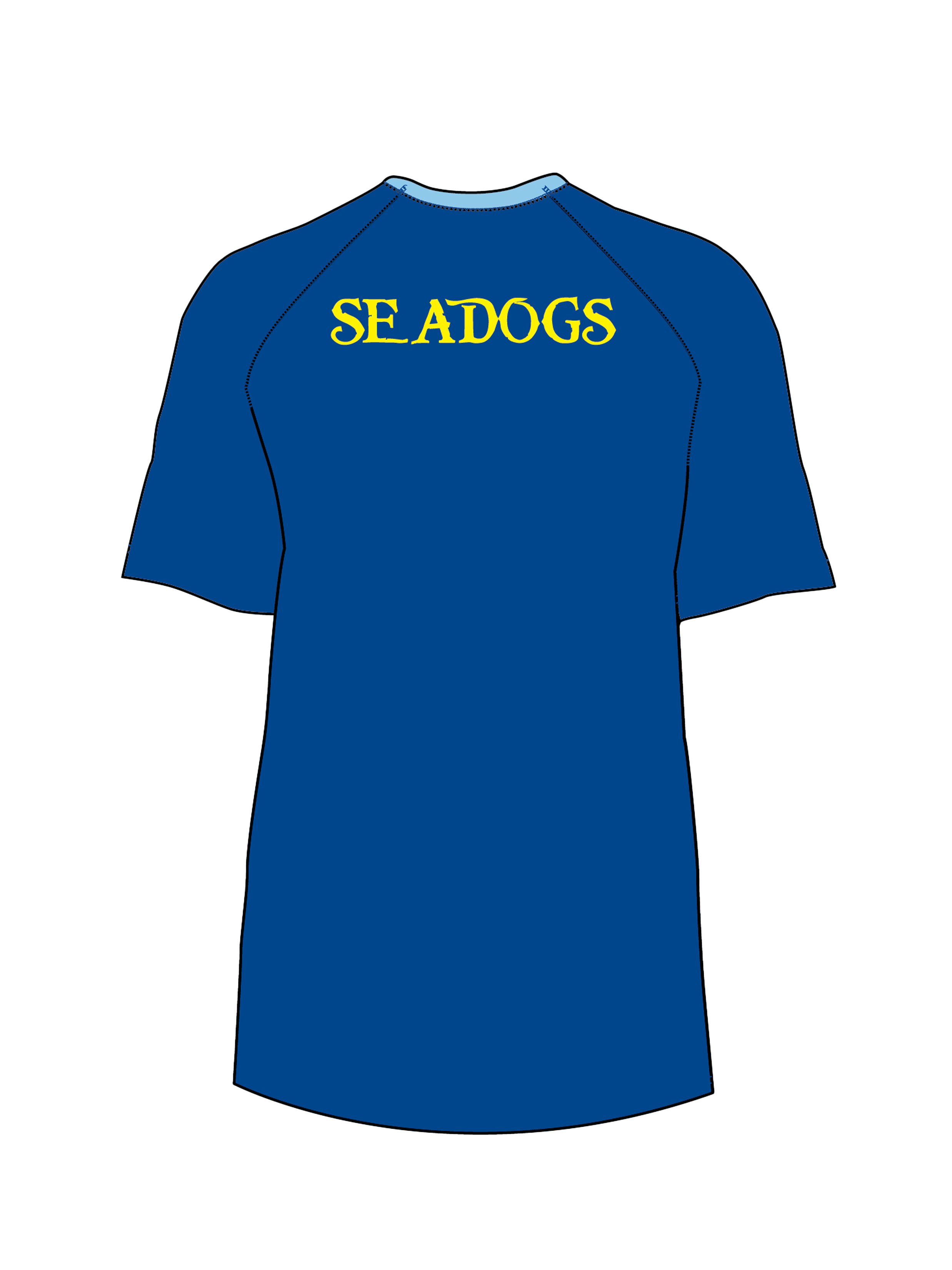 Seadogs Wrestling Short Sleeve Raglan