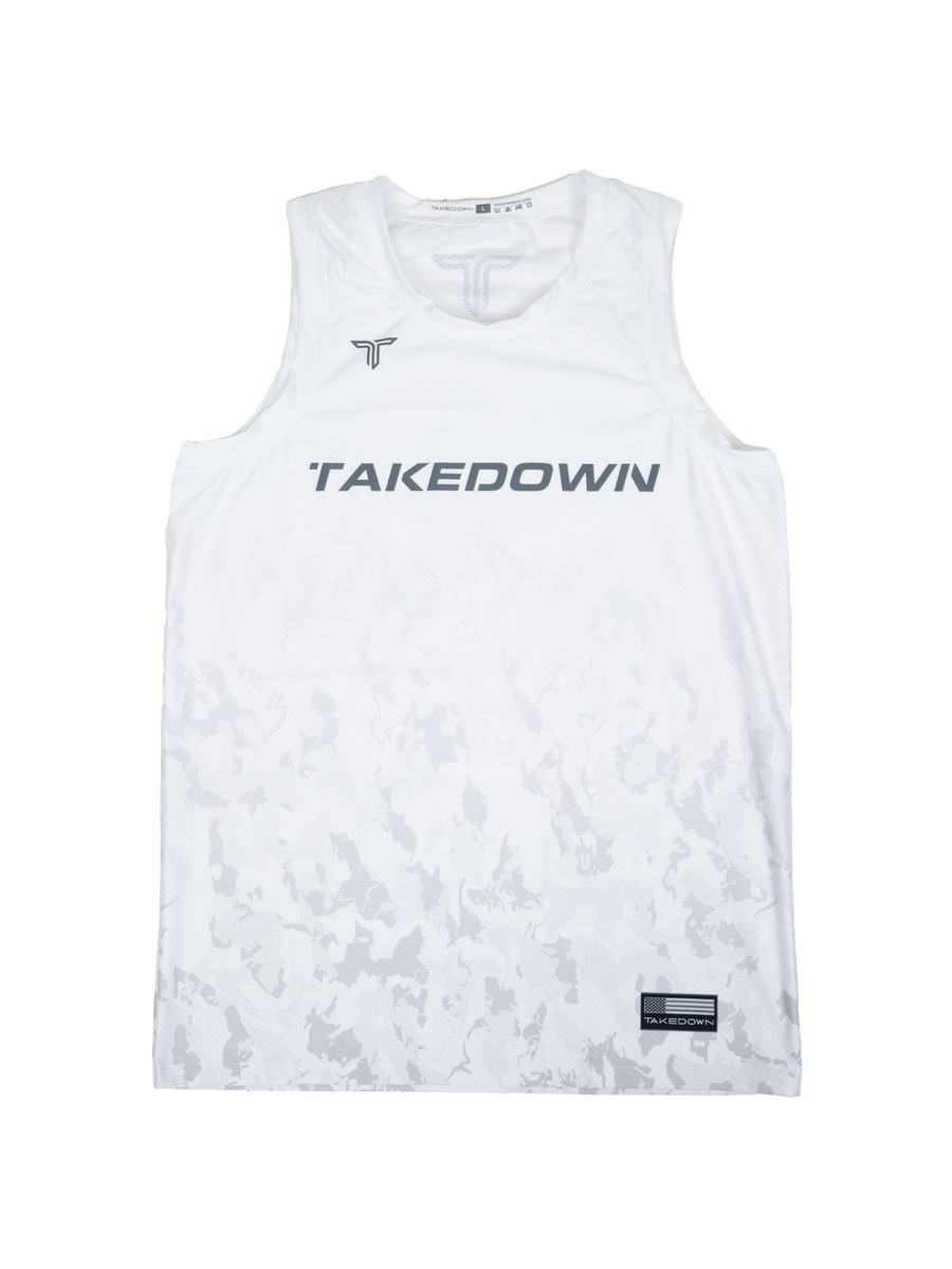 Particle Camo Sleeveless Jersey - Ice Blue – Takedown Sportswear