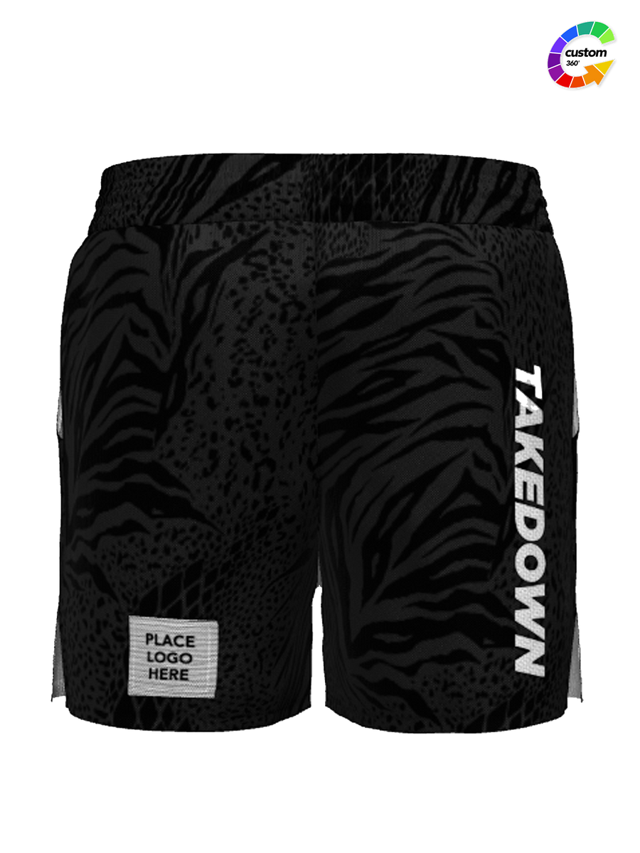 TDGS009 360° Custom Gym Shorts (5"&7“ Inseam) Takedown Sportswear