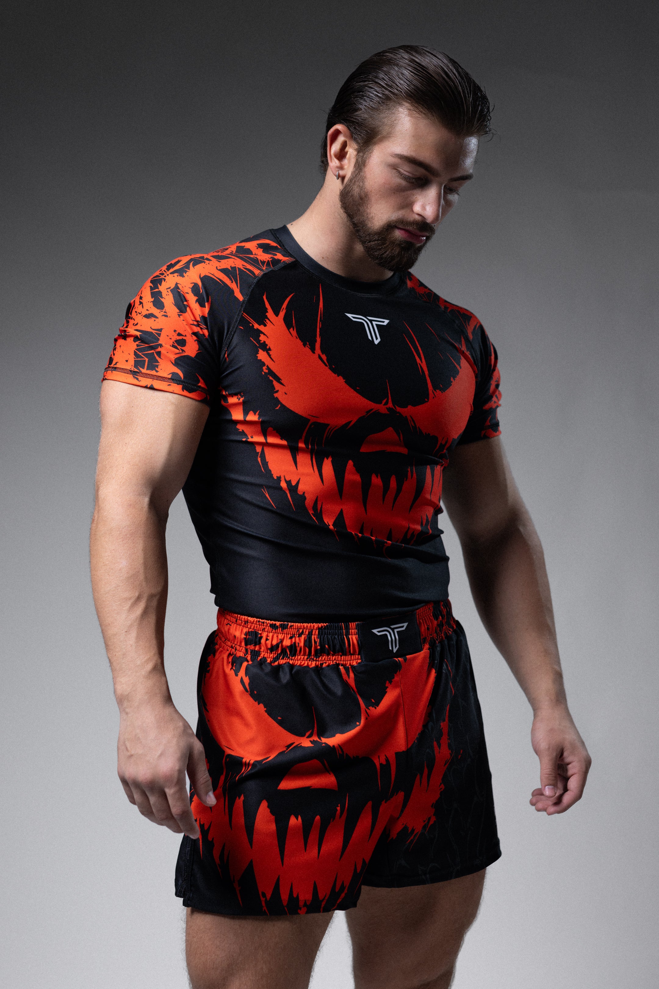 Jack O' Lantern Short-Sleeve Rashguard