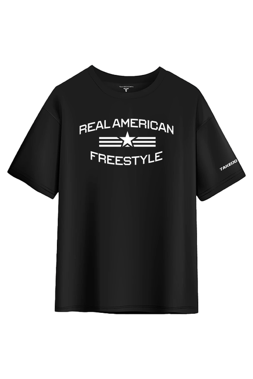 Real American Freestyle T-Shirt - Black