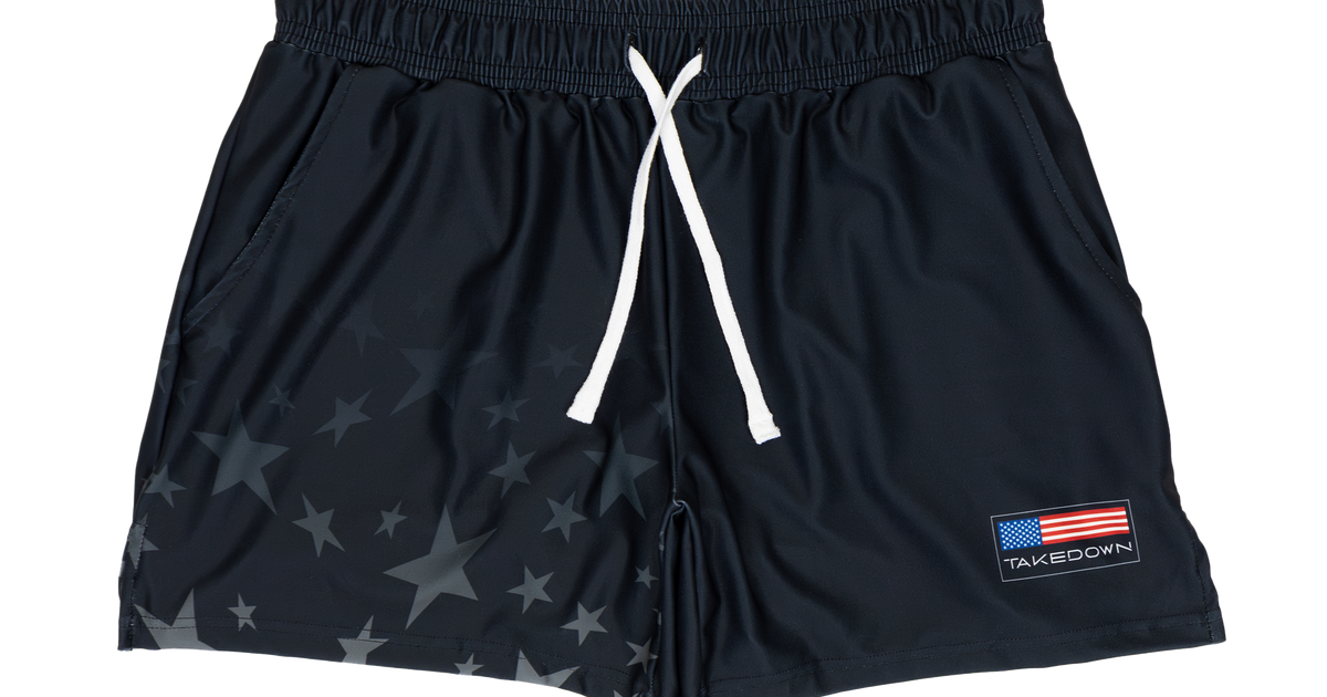 Gym Star Gym Shorts Black (5"&7" Inseam) Takedown Sportswear