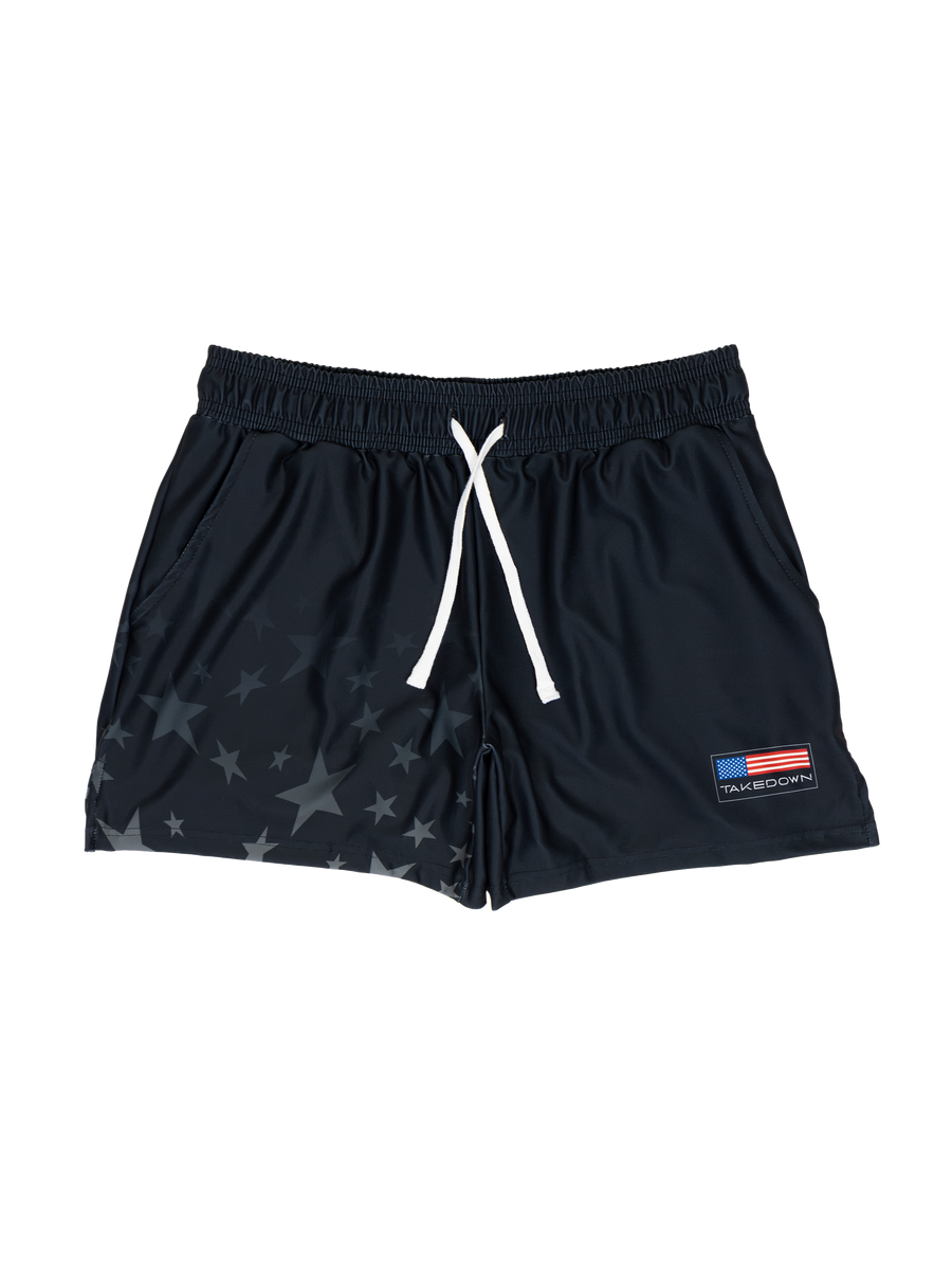 Gym Star Gym Shorts Black (5"&7" Inseam) Takedown Sportswear