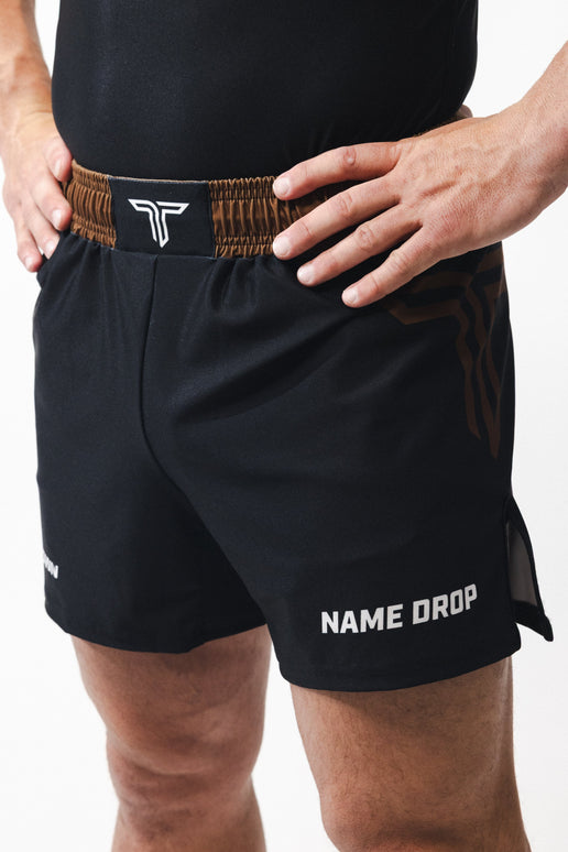 Ranked Jiu Jitsu Fight Shorts (5”&7“ Inseam) - Brown