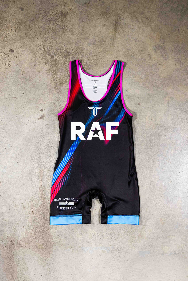 RAF05 Wrestling Men's Singlet - Black