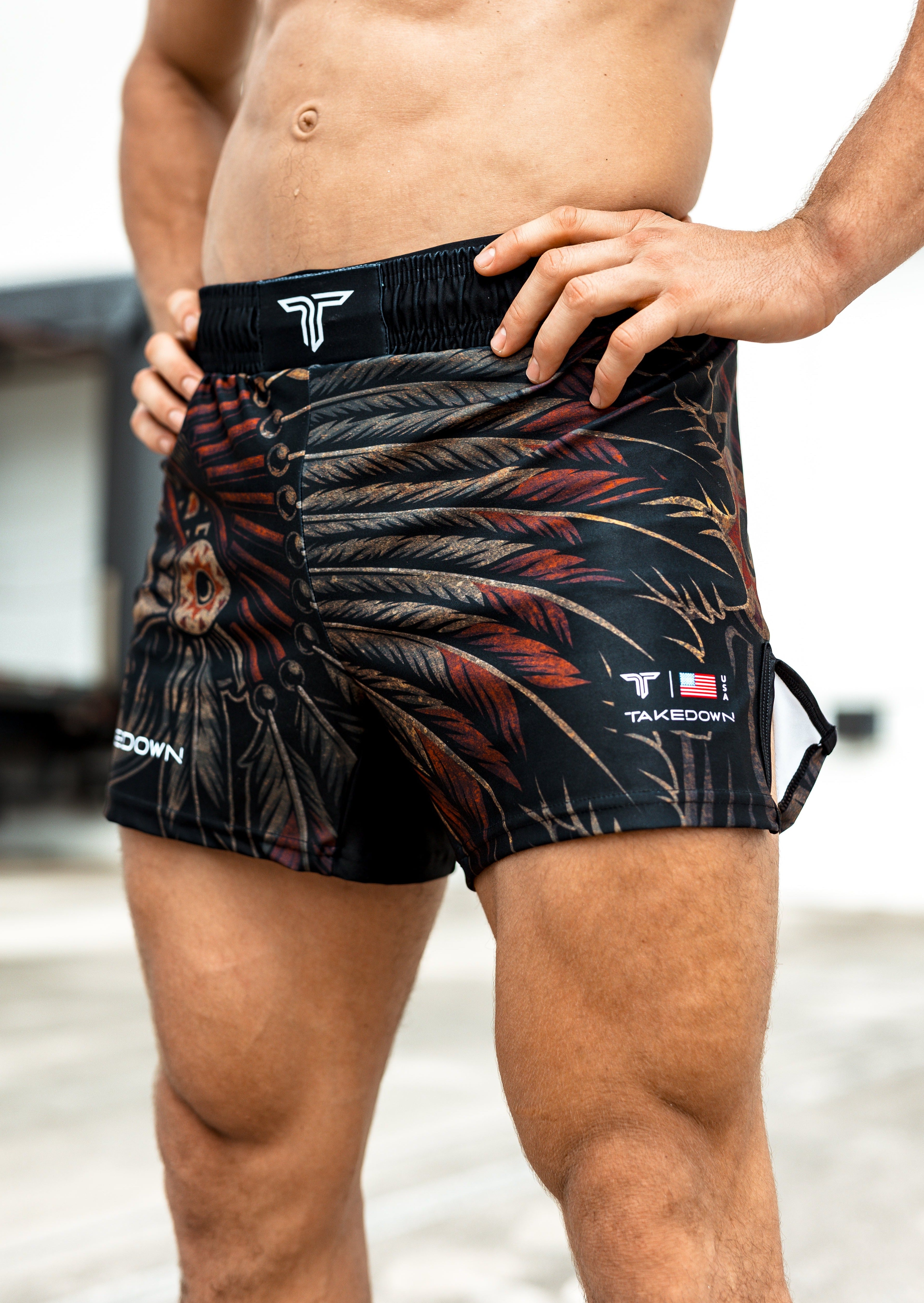 Warrior Chief Fight Shorts 5 7 Inseam Takedown Sportswear