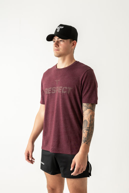 Respect Triblend T-Shirt - Maroon