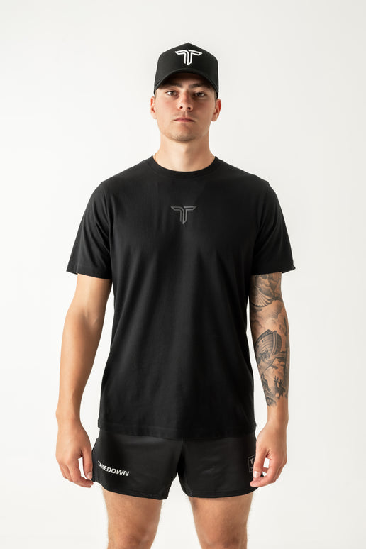 Essential T-Shirt - Black Icon - Black