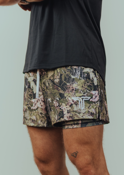 Hunter Camo Gym Shorts 5 7 Inseam Takedown Sportswear