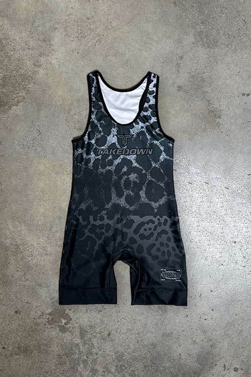 Predator Series: Black Jaguar Wrestling Singlet *PREORDER*