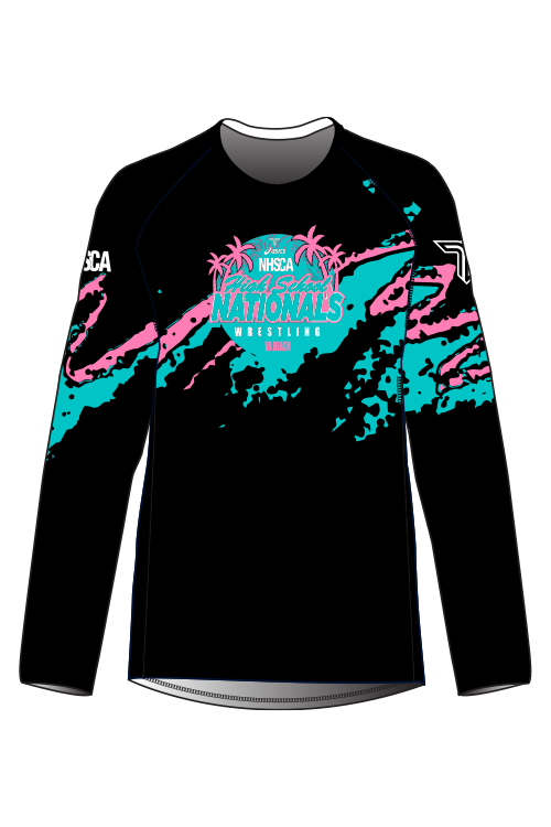 2026 NHSCA Nationals Long Sleeve Raglan - Black *PREORDER*