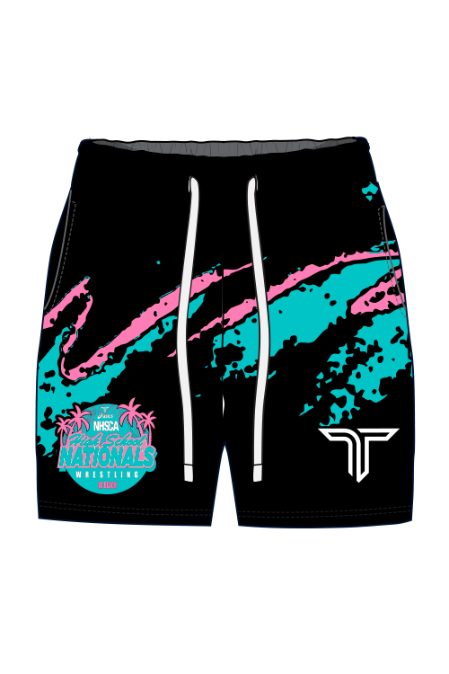 2026 NHSCA Nationals Mesh Short - Black (5” Inseam) *PREORDER*
