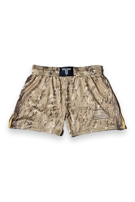 Youth The Patriot Series Fight Shorts - Desert Tan