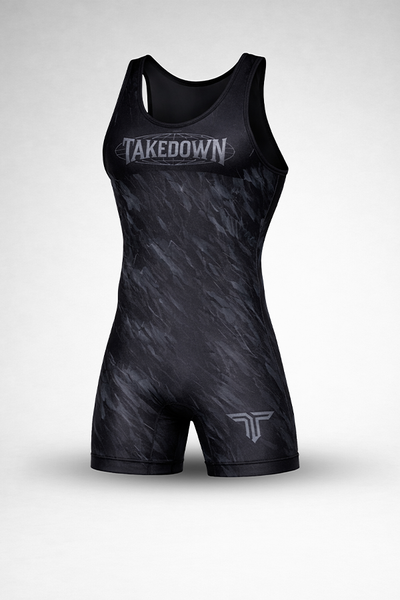 Dark Krystal Wrestling Singlet - Onyx – Takedown Sportswear