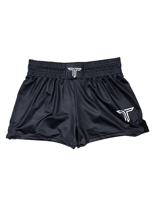 Essential Women's Fight Shorts (3” Inseam) - Black