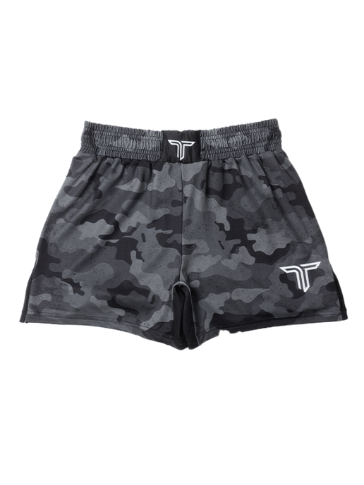 Urban Camo Fight Shorts (5” & 7” Inseam) - Black