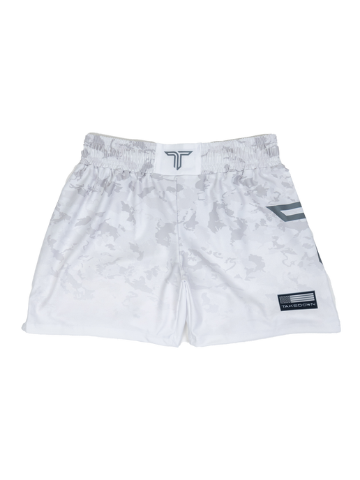 Particle Camo Fight Shorts - Ghost Grey (5”&7” Inseam)