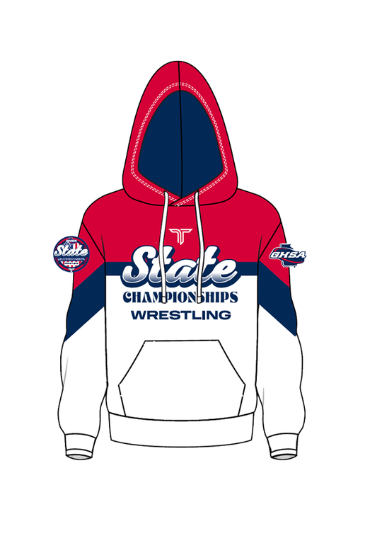 2026 GHSA State Sublimated Hoodie - Red
