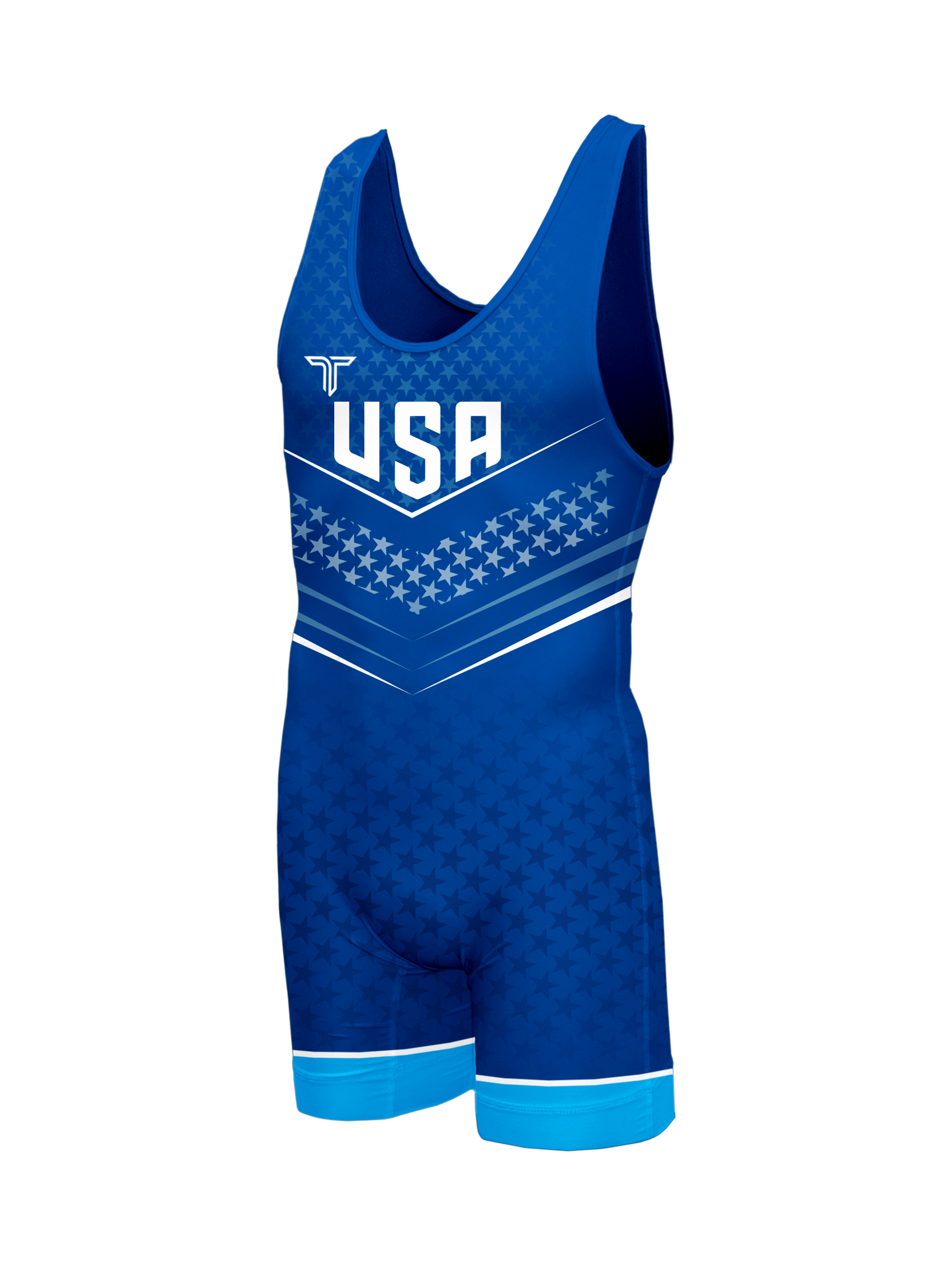 Starfall Wrestling Singlet Blue Takedown Sportswear starfall-wrestling-singlet-blue-takedown-sportswear