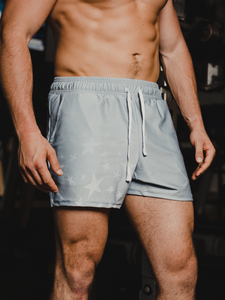 Gym Star Gym Shorts - Grey (5"&7" Inseam)