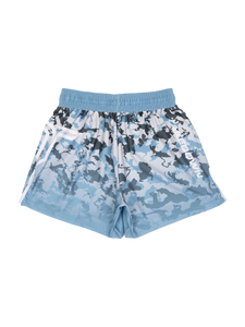 Particle Camo Fight Shorts - Ice Blue (5"&7" Inseam)