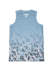 Particle Camo Sleeveless Jersey - Ice Blue – Takedown Sportswear