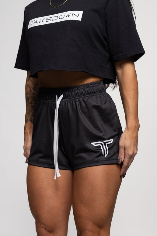 Essential Women's Gym Short (3” Inseam) - Black