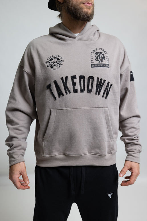 Takedown Arch Heavyweight Hoodie - Cinder/Black