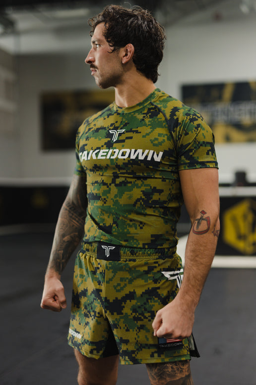 Land Camo Fight Kit (Fight Short & Rashguard Bundle)