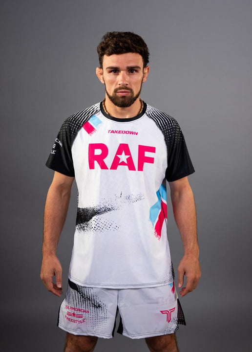 RAF13 Fight Shorts (5” Inseam) - White