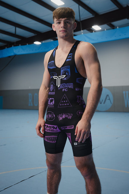 Colors Logo Wrestling Singlet