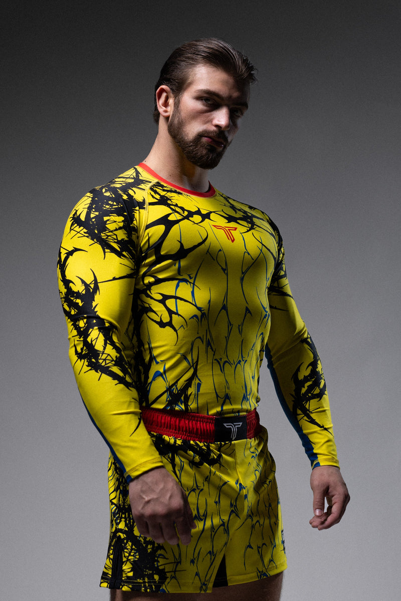 Symbiotek Long-Sleeve Rashguard - Yellow