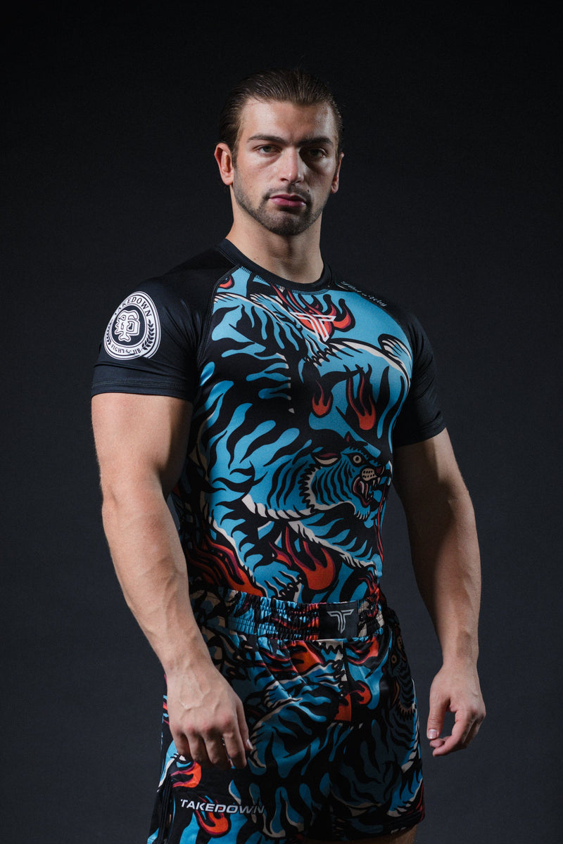 Thai Tigers Short-Sleeve Rashguard