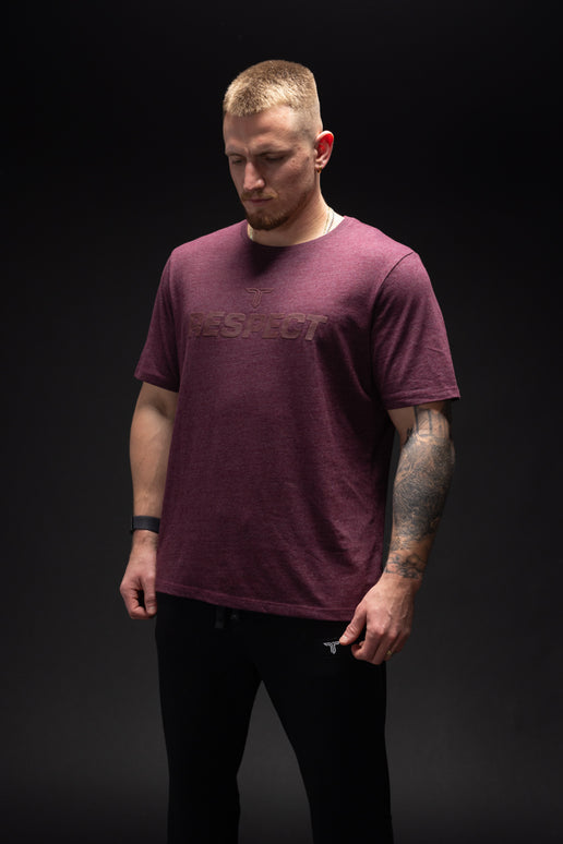 Respect Triblend T-Shirt - Maroon