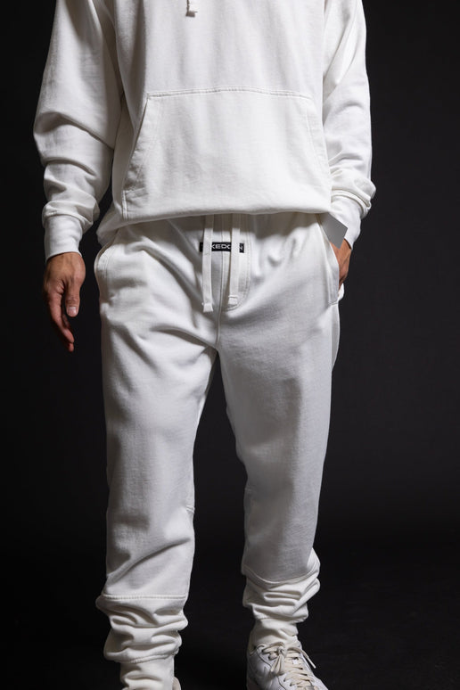 Takedown Center Patch Jogger - White