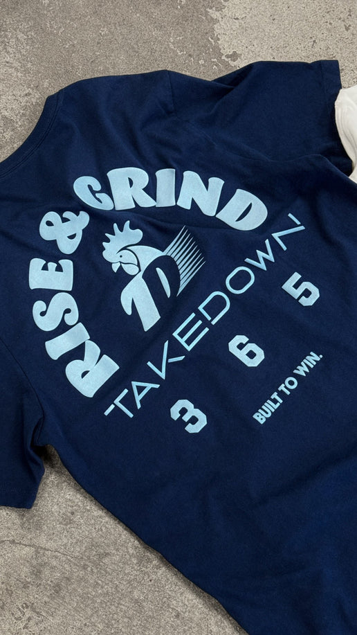 Rise & Grind 365 T-Shirt - Navy