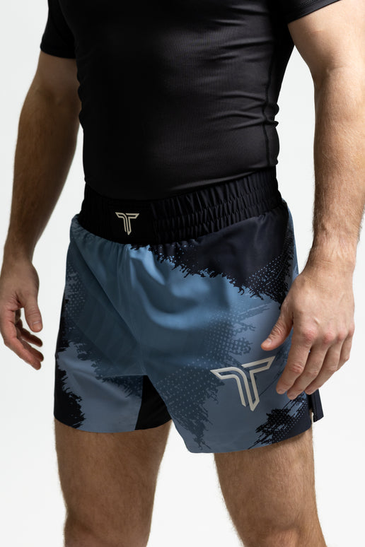 Kaos Camo Pro Fight Shorts (5” & 7” Inseam) - Slate Blue