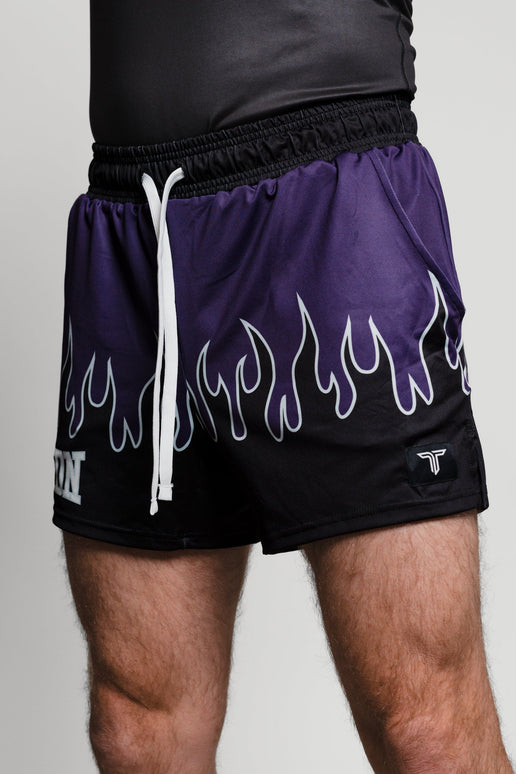 Fire FC Gym Shorts (5” & 7” Inseam) - Berry