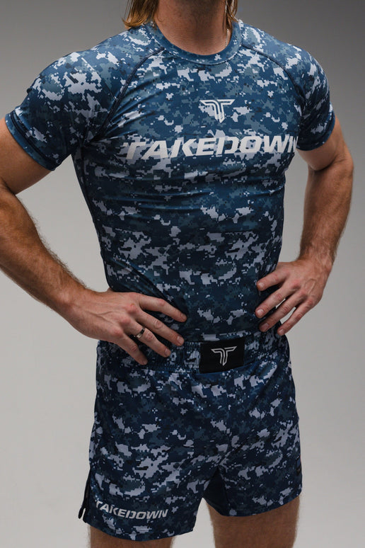 Sea Camo Fight Kit (Fight Short & Rashguard Bundle)