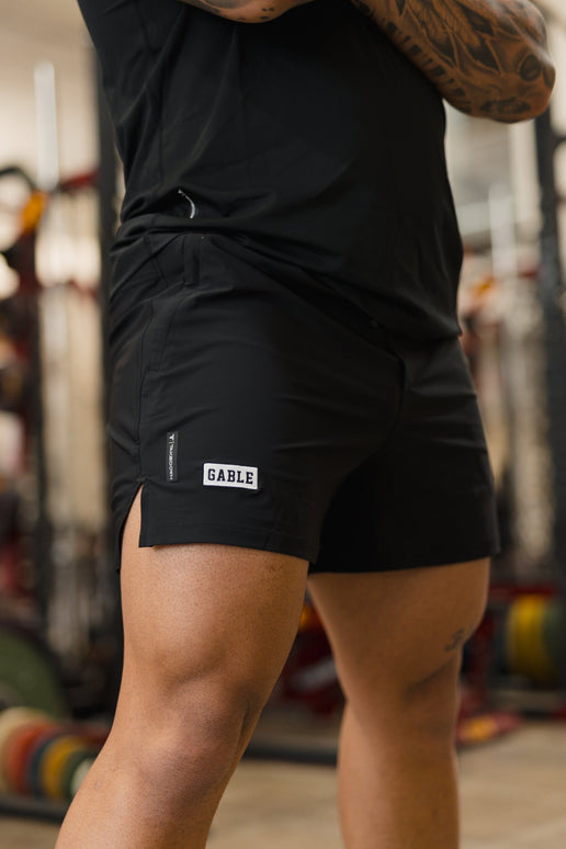 Gable Intensity Training Shorts (5”Inseam) - Black