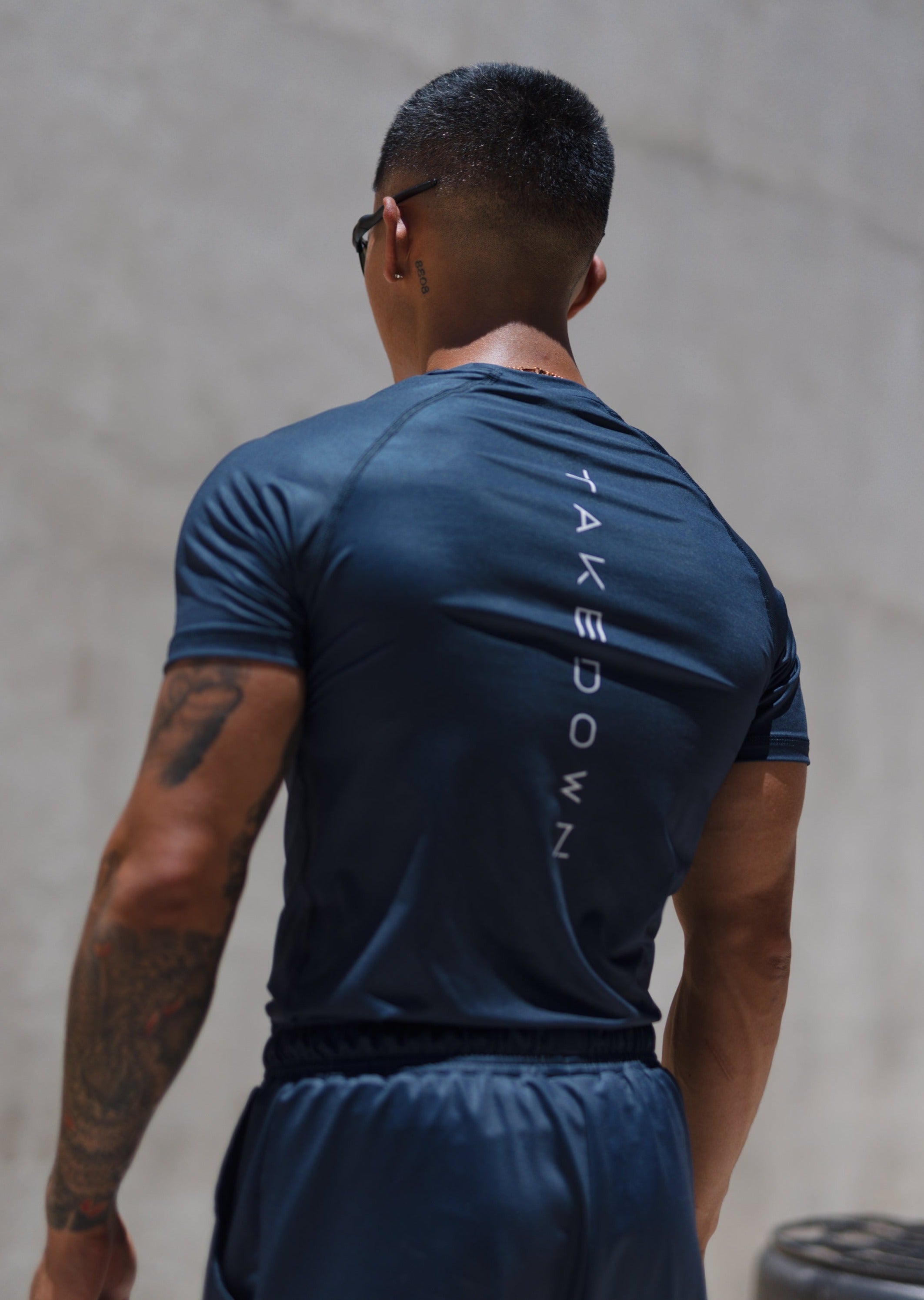 Essential Short-Sleeve Rashguard - Navy – Takedown Sportswear