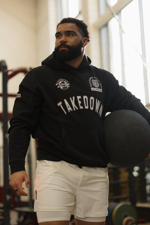 Gable x Takedown Arch Heavyweight Hoodie - Black/White