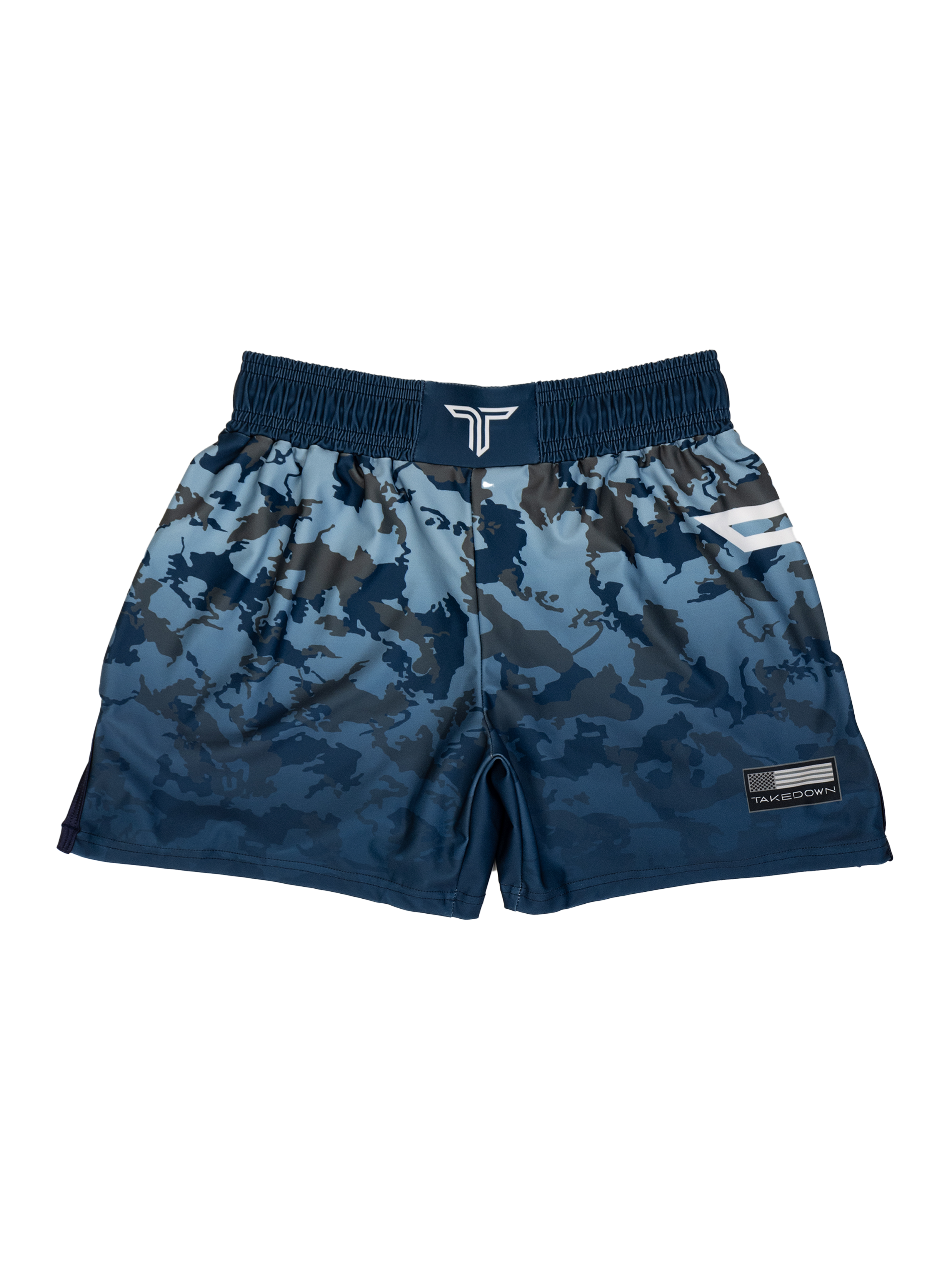 Particle Camo Women's Fight Shorts - Ink (3