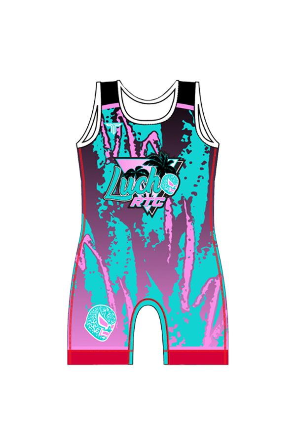 Lucha RTC Wrestling Women's Singlet - Red