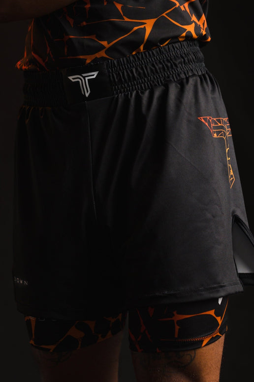 Magma Icon Fight Shorts (5”&7“ Inseam) - Lava