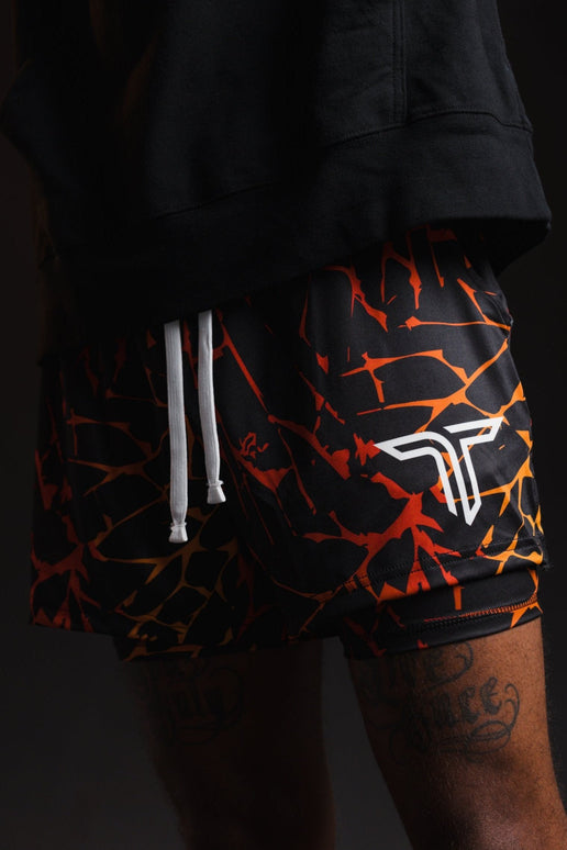 Magma Gym Shorts (5” & 7” Inseam) - Lava