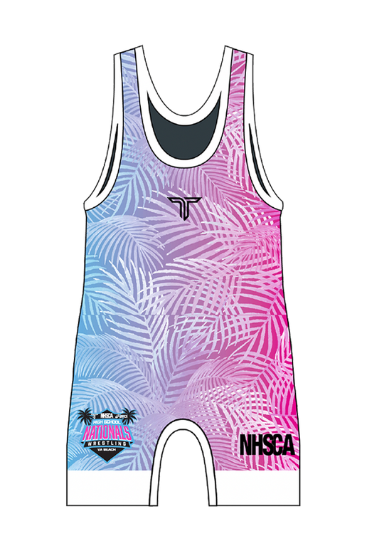 2025 NHSCA Nationals Singlet - Pink/Blue