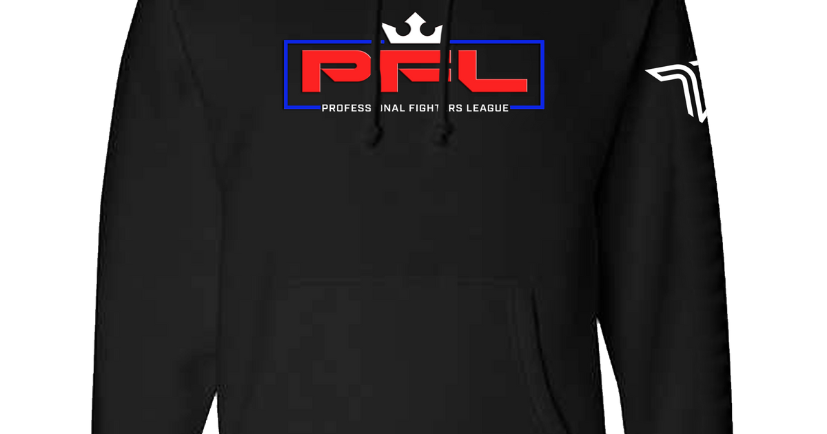 PFL Red Logo Hoodie - Black – Takedown Sportswear