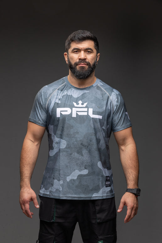 PFL Urban Camo Raglan Top - Concrete