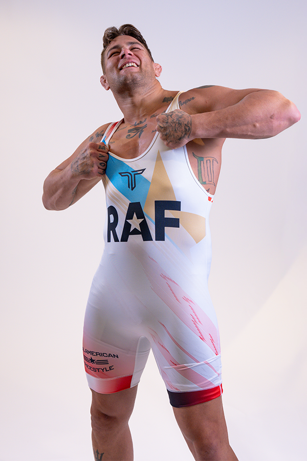 RAF02 Wrestling Men's Singlet - White – Takedown Sportswear